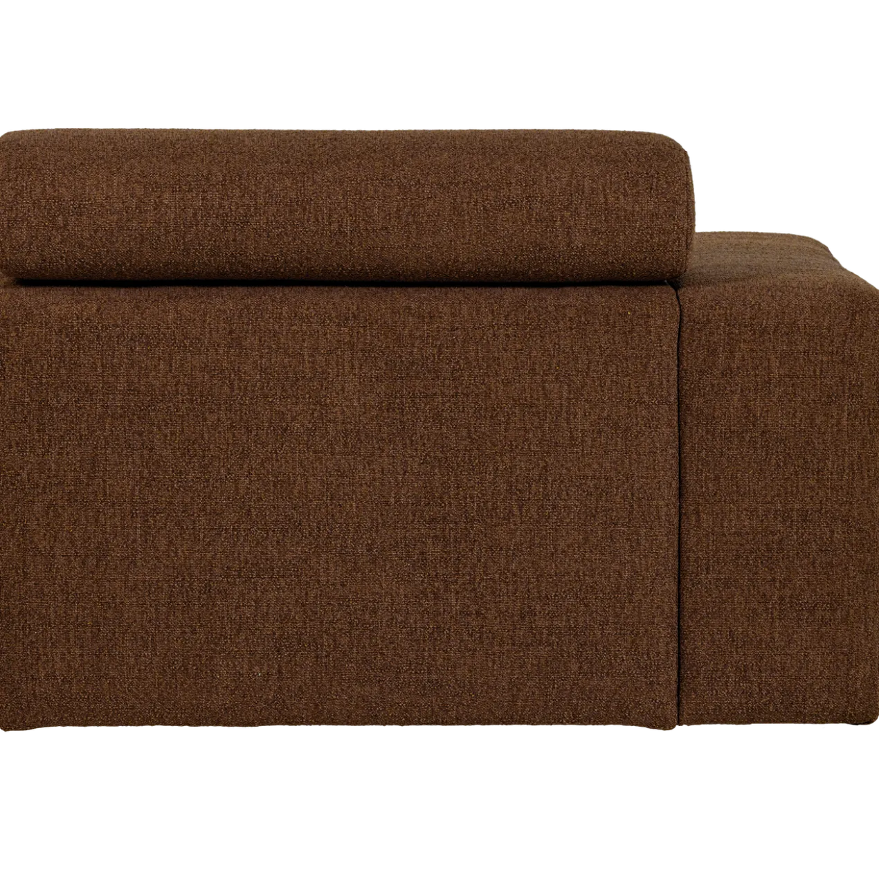 Novi 1-zits element arm links boucle mokkabruin