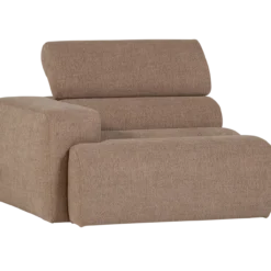 Novi 1-zits element arm links boucle taupe
