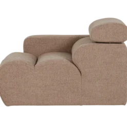 Novi 1-zits element arm links boucle taupe