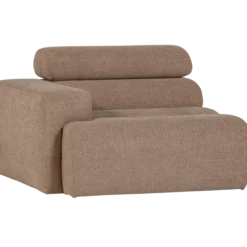 Novi 1-zits element arm links boucle taupe