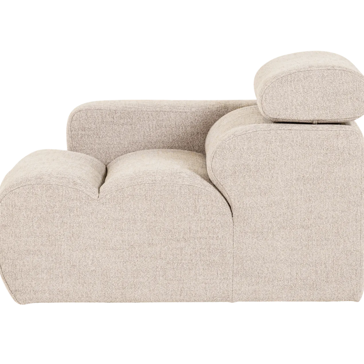 Novi 1-zits element arm links boucle naturel