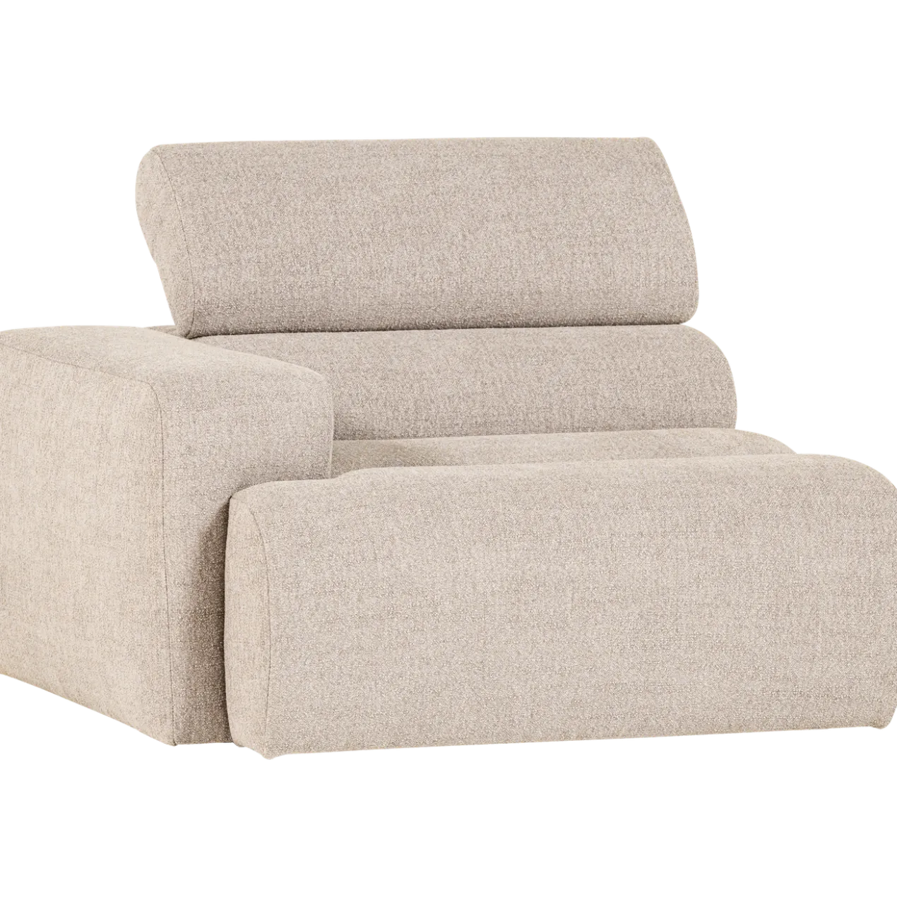 Novi 1-zits element arm links boucle naturel