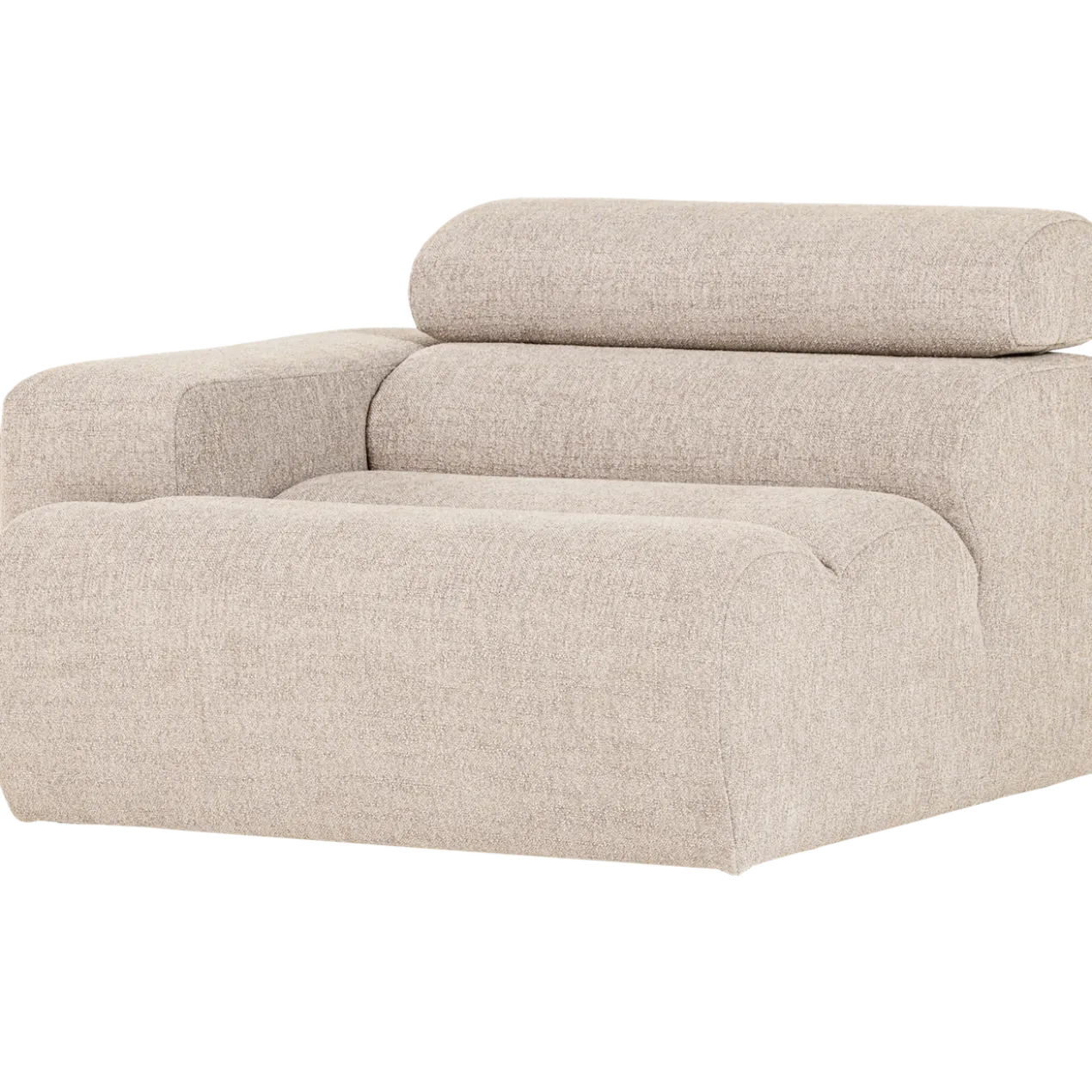 Novi 1-zits element arm links boucle naturel