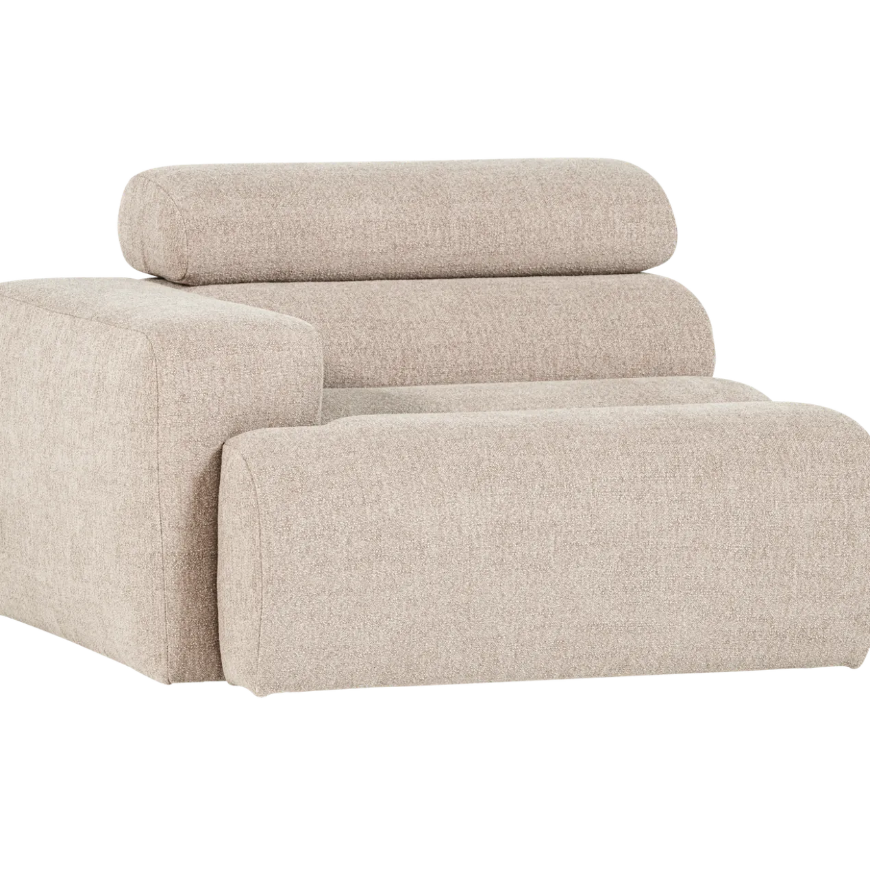 Novi 1-zits element arm links boucle naturel