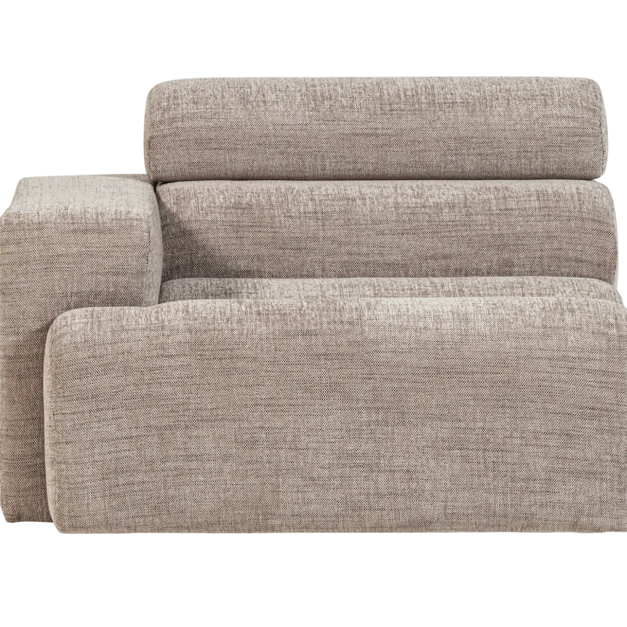 Novi 1-zits element arm links naturel melange