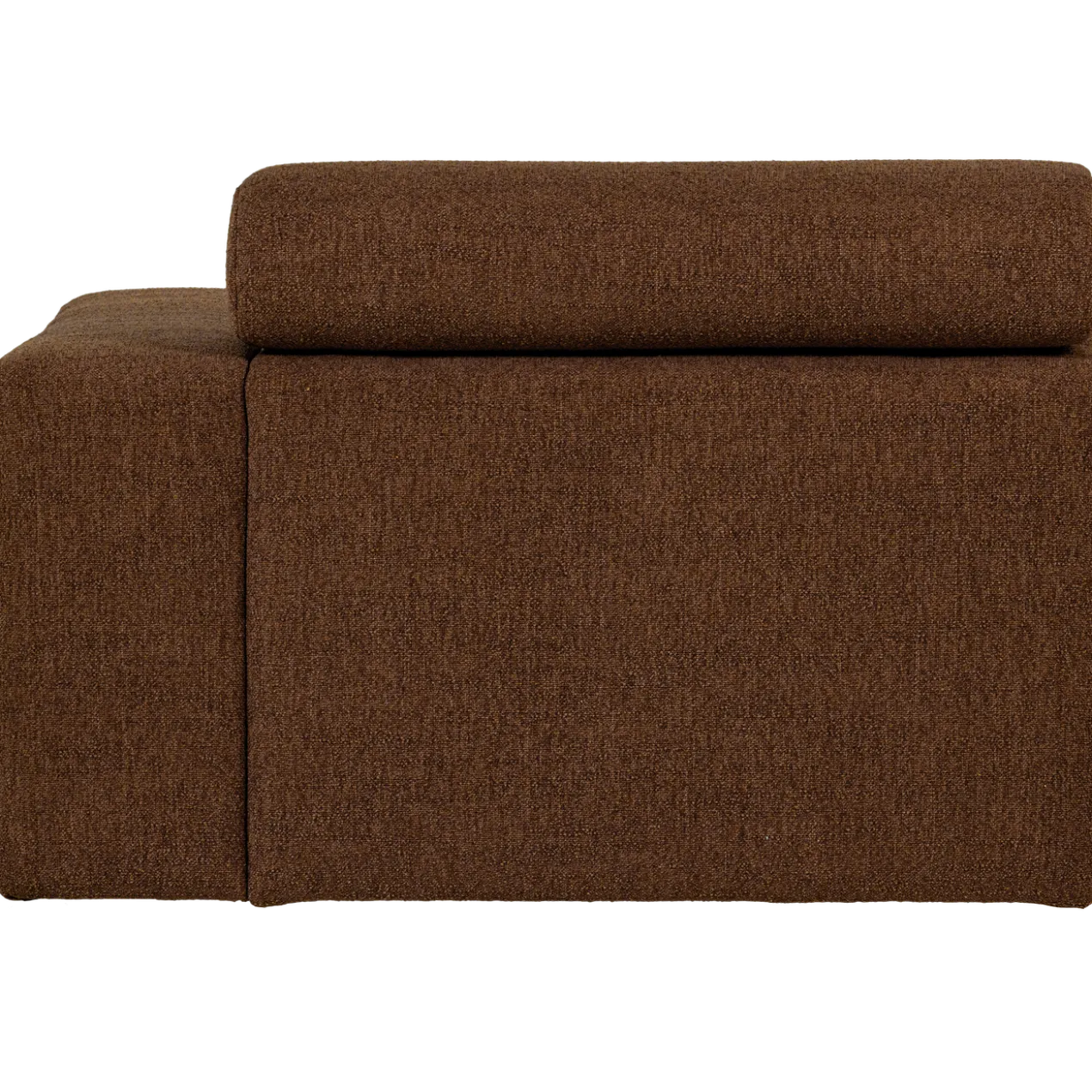 Novi 1-zits element arm rechts boucle mokkabruin