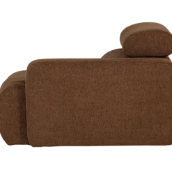 Novi 1-zits element arm rechts boucle mokkabruin