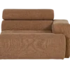 Novi 1-zits element arm rechts boucle karamelbruin