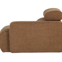 Novi 1-zits element arm rechts boucle karamelbruin