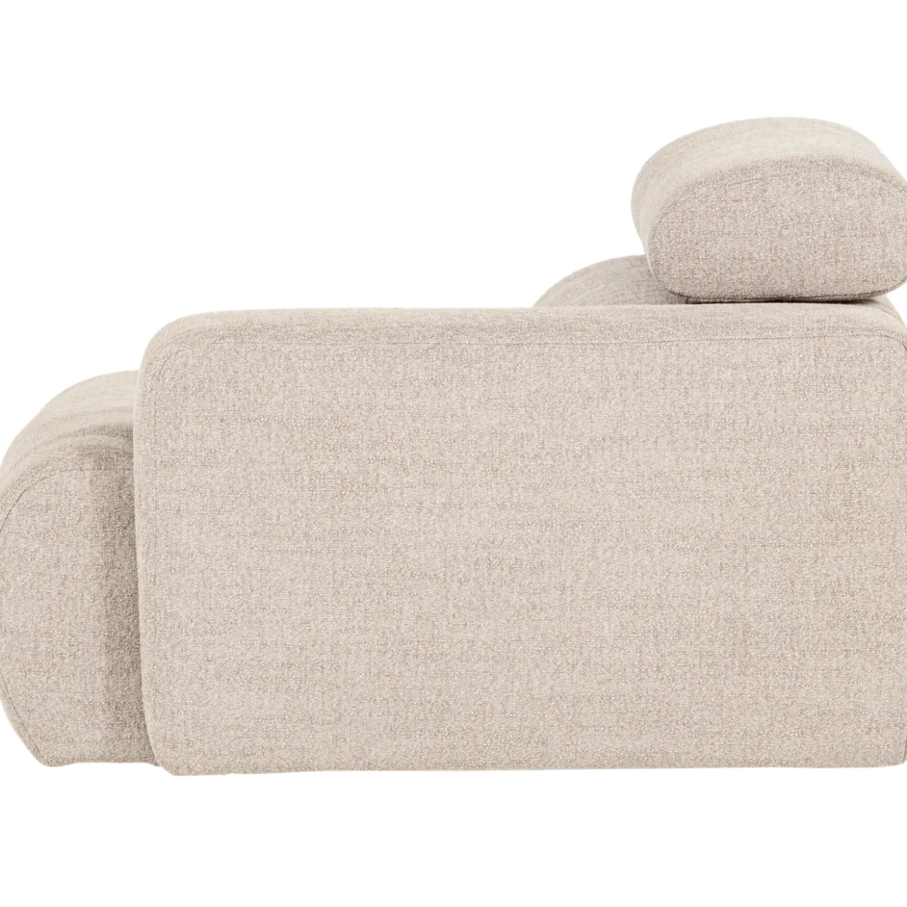 Novi 1-zits element arm rechts boucle naturel