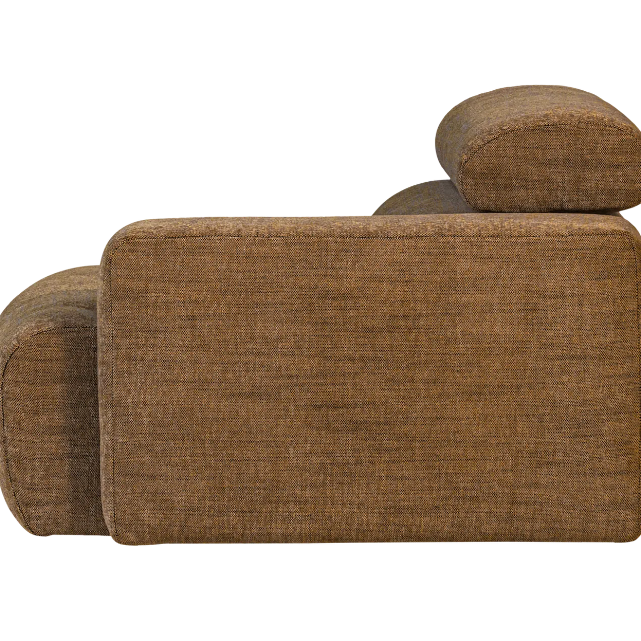 Novi 1-zits element arm rechts karamelbruin melange