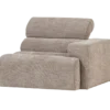 Novi 1-zits element arm rechts naturel melange