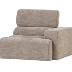 Novi 1-zits element arm rechts naturel melange