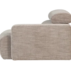 Novi 1-zits element arm rechts naturel melange