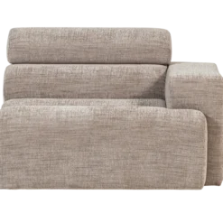 Novi 1-zits element arm rechts naturel melange