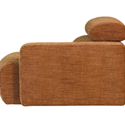 Novi 1-zits element arm rechts oranje melange