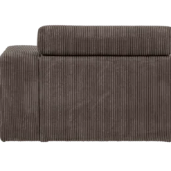 Novi 1-zits element arm rechts ribstof grijsbruin