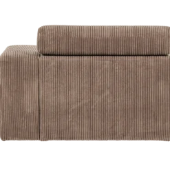 Novi 1-zits element arm rechts ribstof taupe