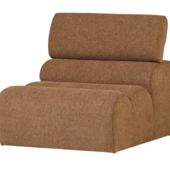 Novi 1-zits element boucle karamelbruin