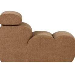 Novi 1-zits element boucle karamelbruin