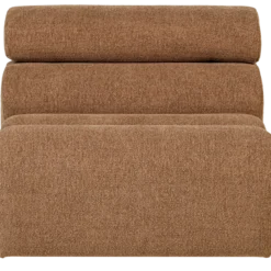 Novi 1-zits element boucle karamelbruin