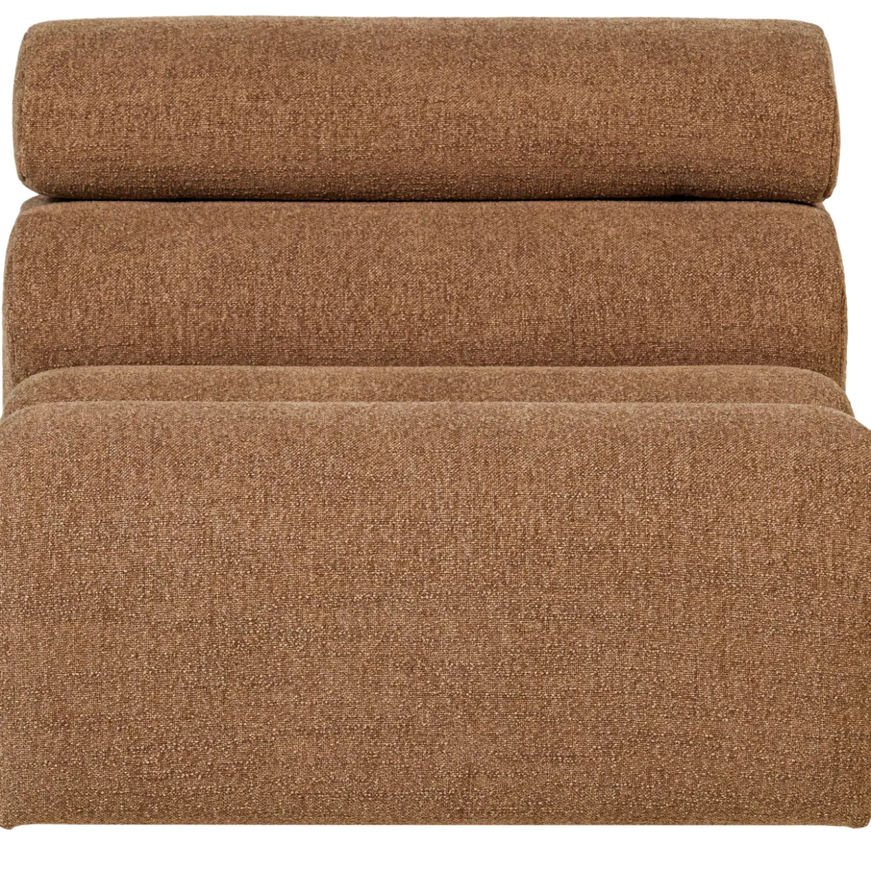 Novi 1-zits element boucle karamelbruin