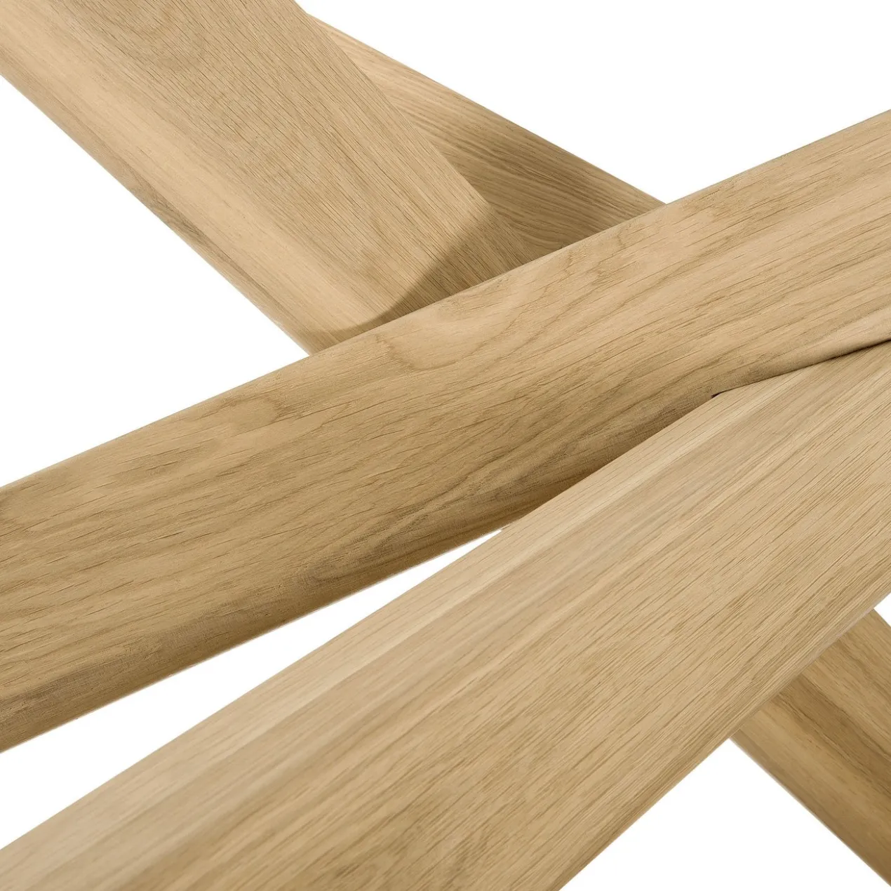Oak Mikado eettafel - rond 150 - eiken
