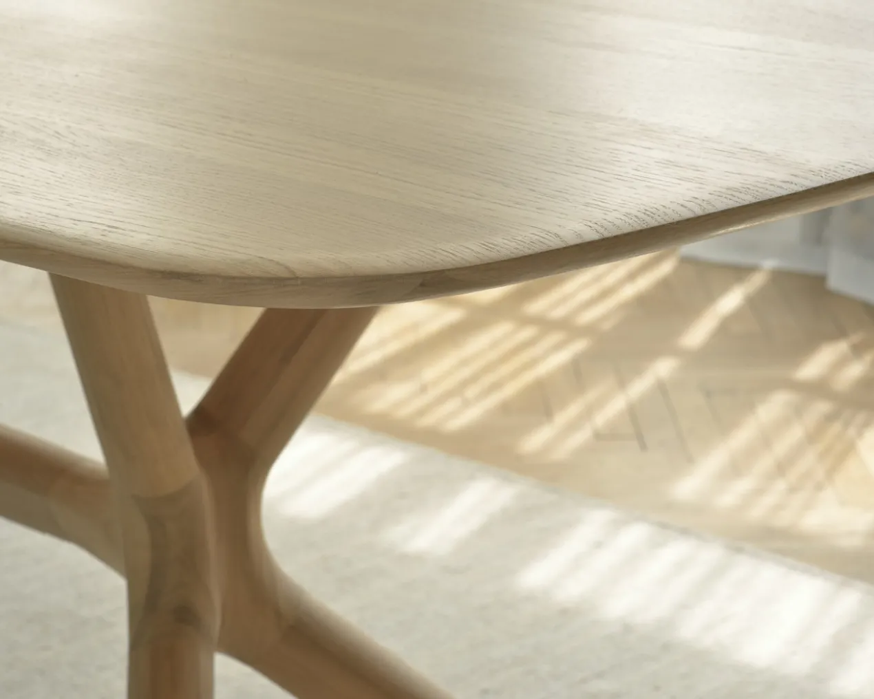Oak X eettafel - 250x100
