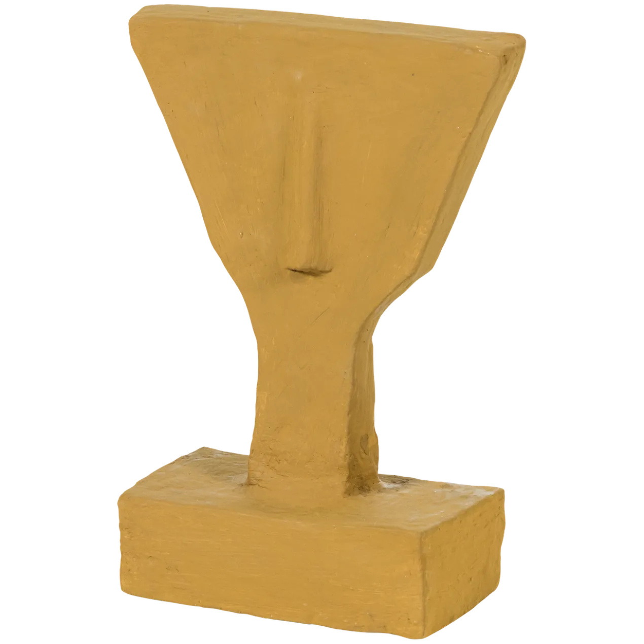 Olen ornament papier mache honinggeel