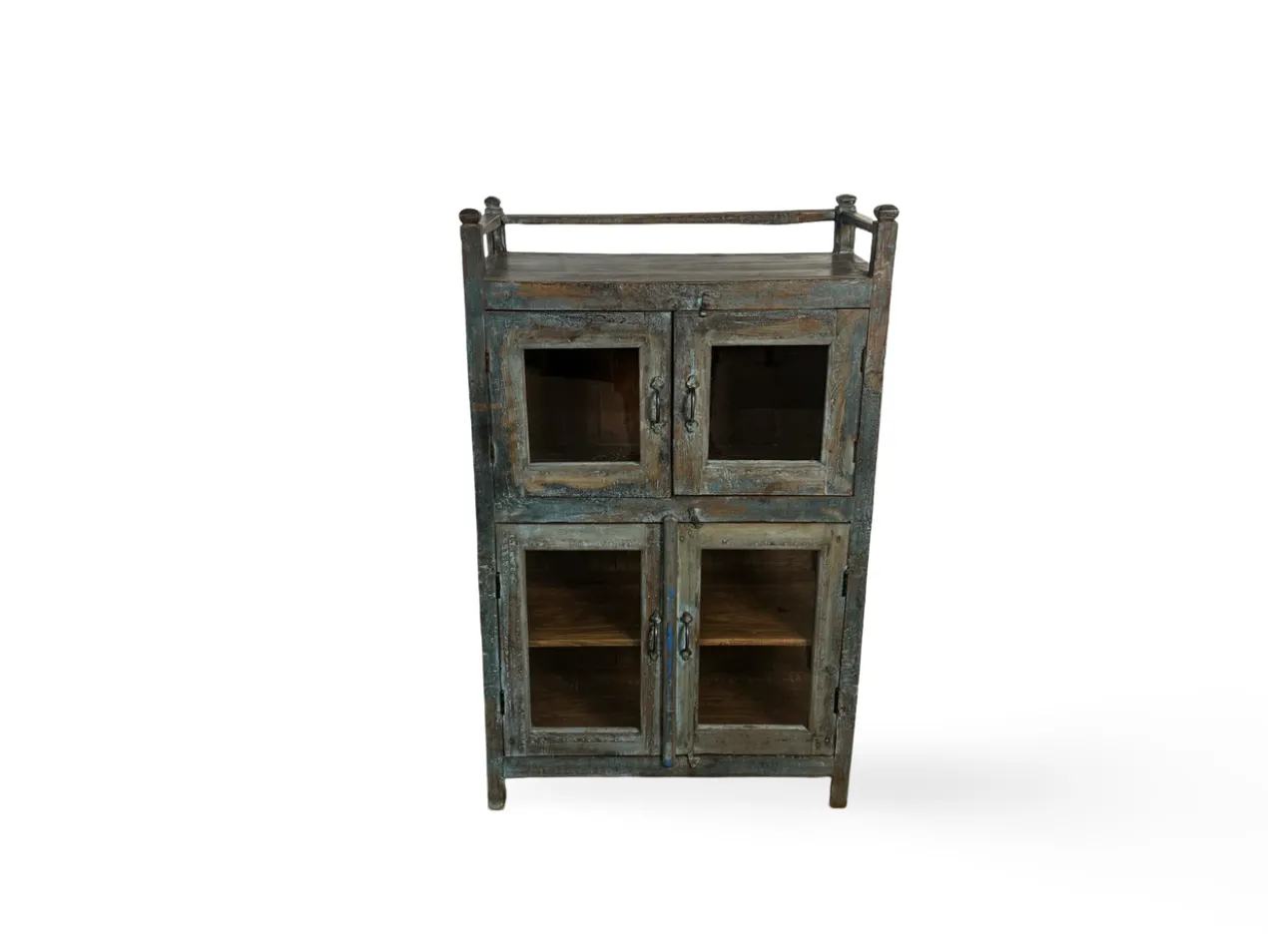 Onderkast glas blauw uniek