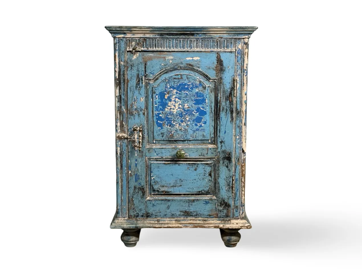 Onder kast India 1 deur blauw uniek Onder kast India 1deur blauw uniek