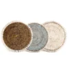 Onderzetter Rotan schelpjes naturel