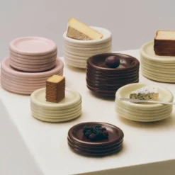 Ontbijtbord Barro Ø18 cm pistachio - set van 2