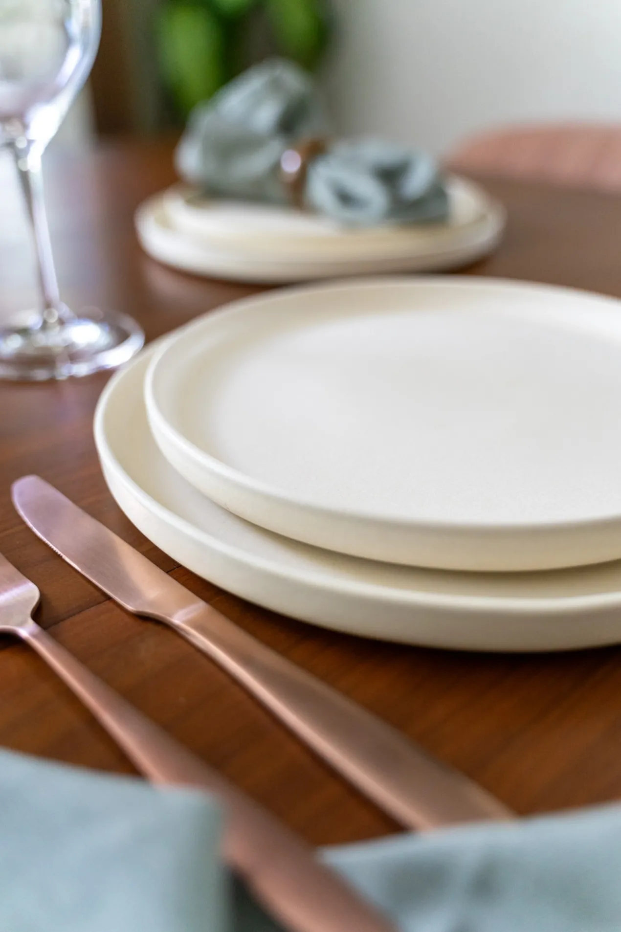Ontbijtbord Dreamy Ivory - set van 2