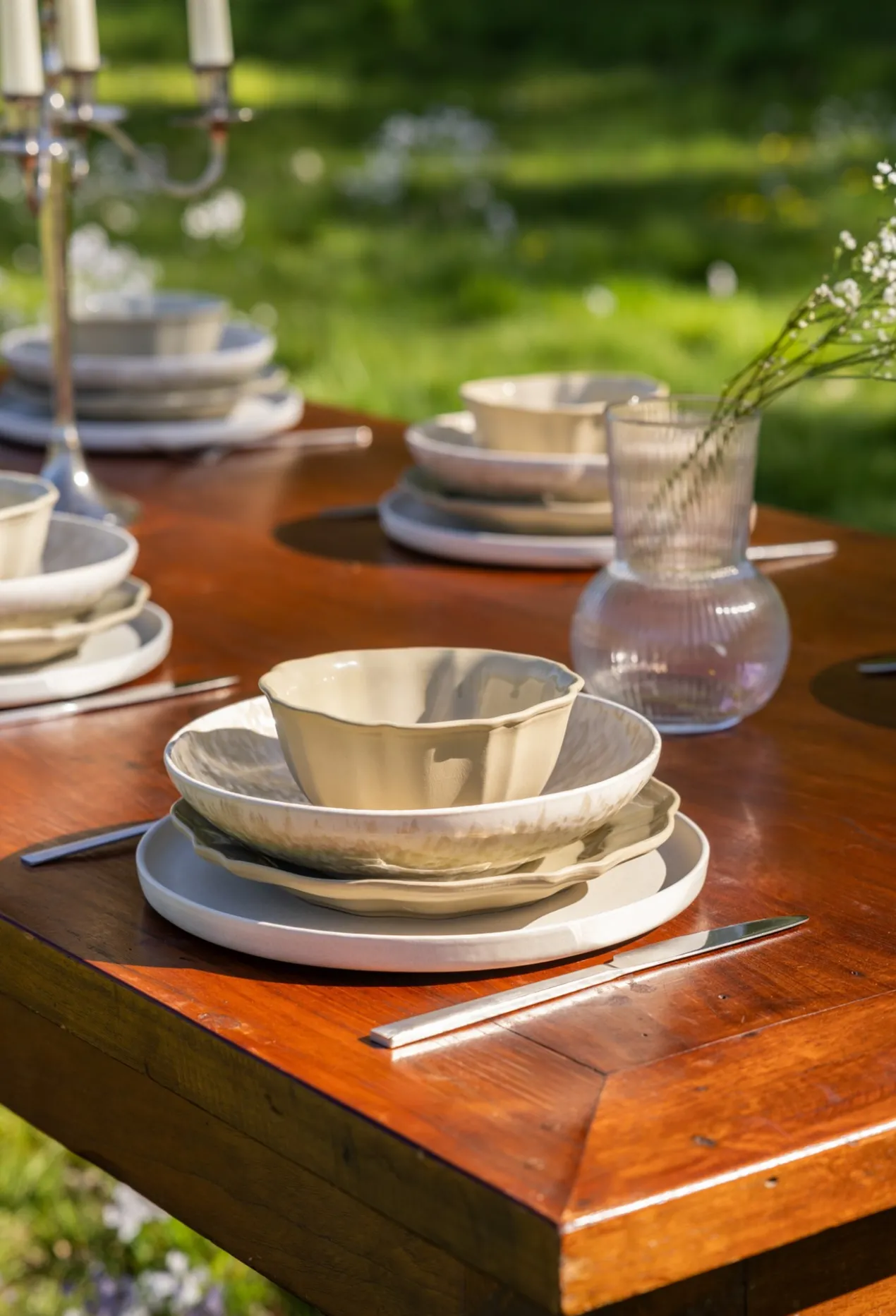 Ontbijtbord Wild olive - set van 2