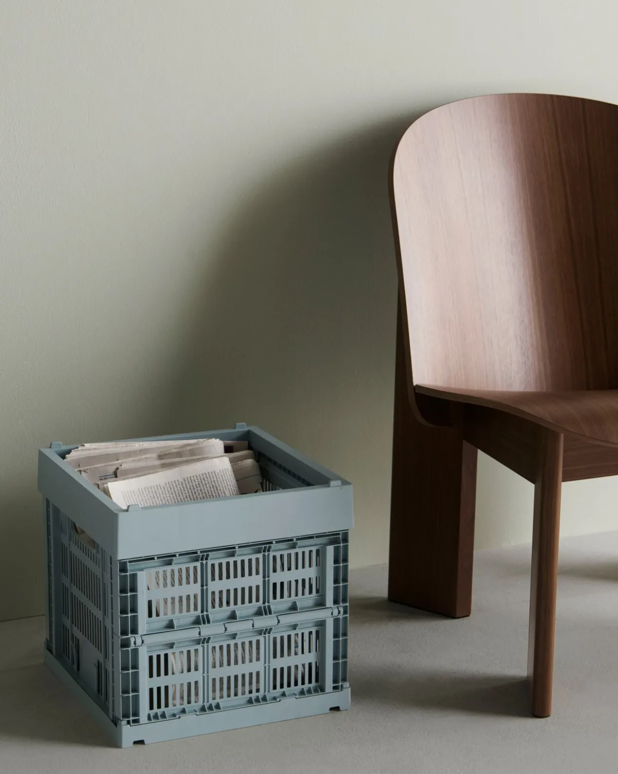 Opbergbox Colour Crate cube dusty blue