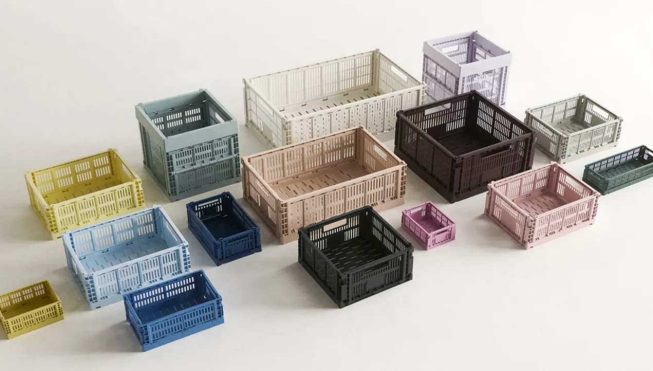 Opbergbox Colour Crate cube sage green