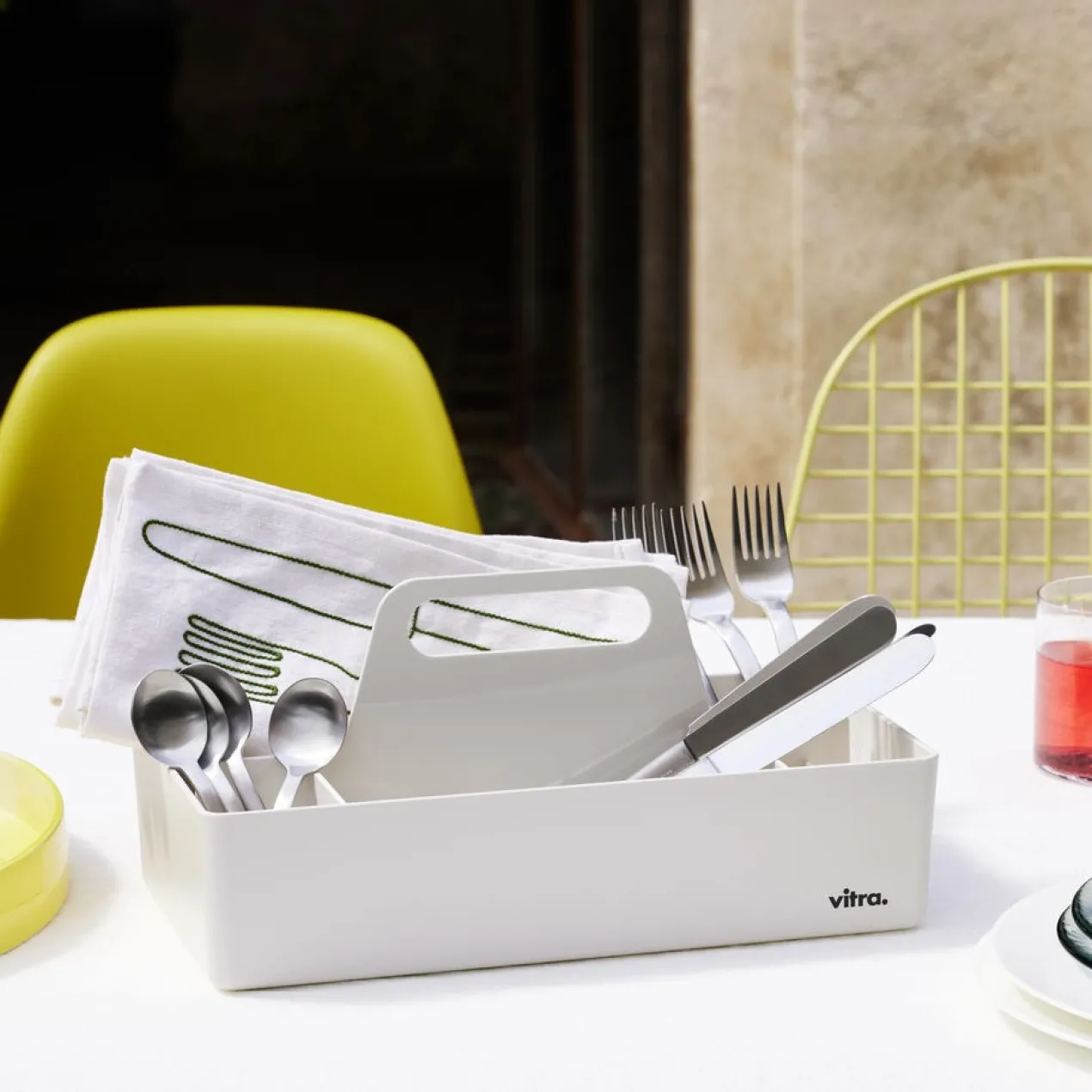 Opbergbox Toolbox RE white