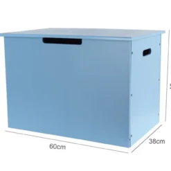 Opbergbox van hout blauw