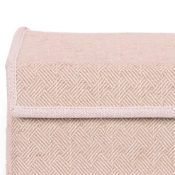 Opbergdoos Auri beige square 25x14x15 cm
