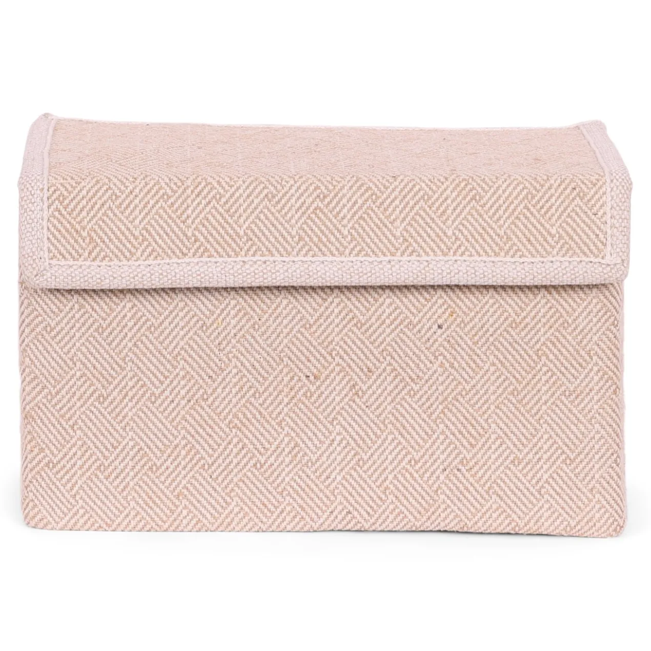 Opbergdoos Auri beige square 35x24x20cm