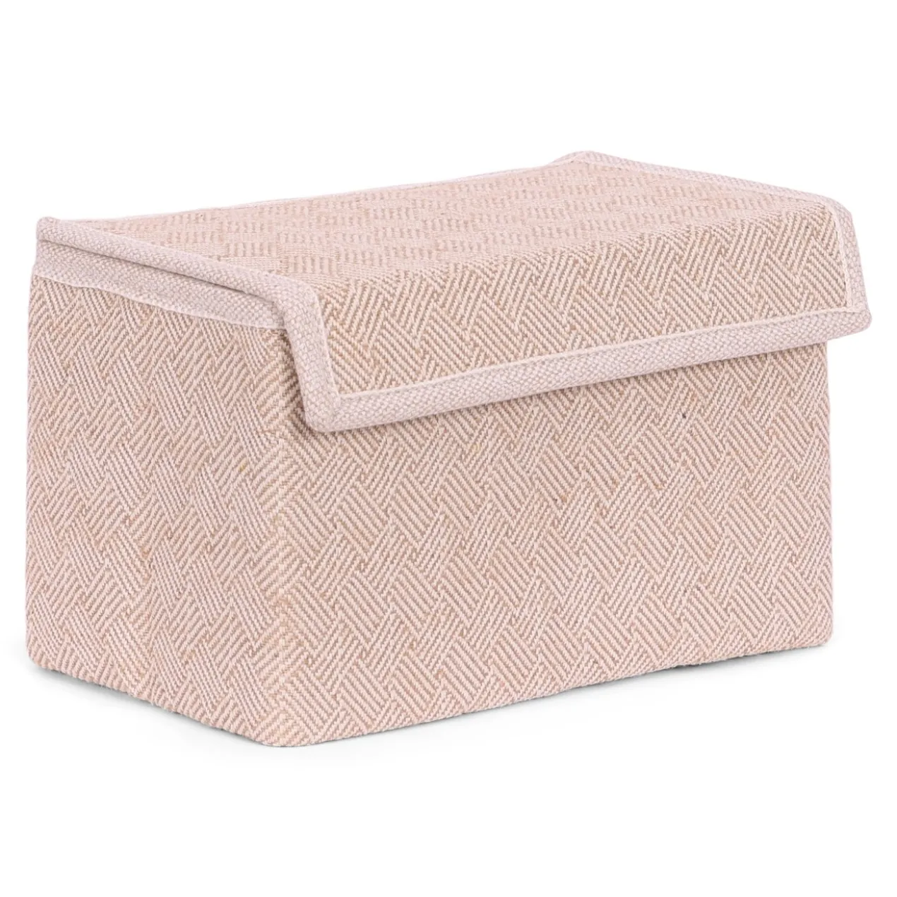 Opbergdoos Auri beige square 35x24x20cm