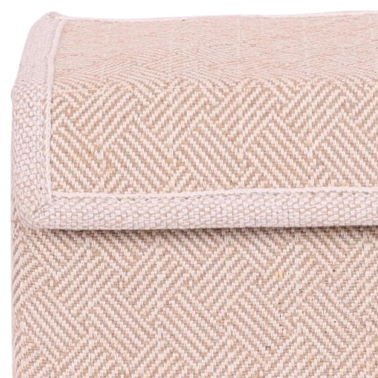 Opbergdoos Auri beige square 35x24x20cm