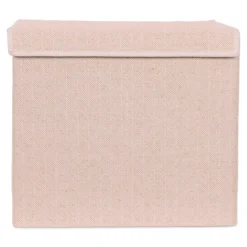 Opbergdoos Auri beige square 45x34x40cm