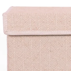 Opbergdoos Auri beige square 45x34x40cm