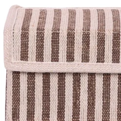 Opbergdoos Auri stripe brown 25x14x15cm