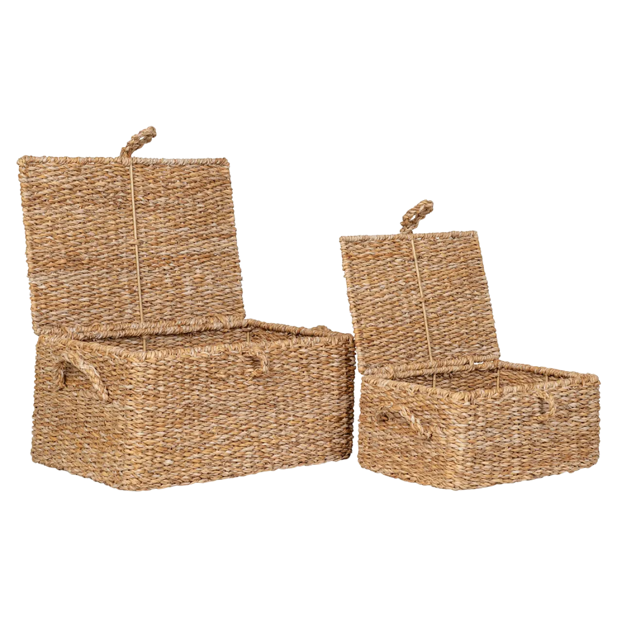 Opbergmanden Benji zeegras - set van 2 Naturel