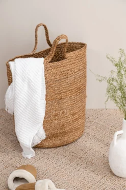 Opbergmand Pilar jute Bruin