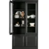 Organize vitrinekast 44 cm grenen matzwart [fsc]