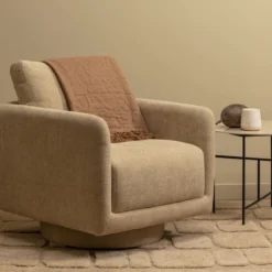 Oscar draaifauteuil naturel